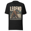 Front view of the Vintage Black Ken Allen Legend orangutan graphic T-shirt